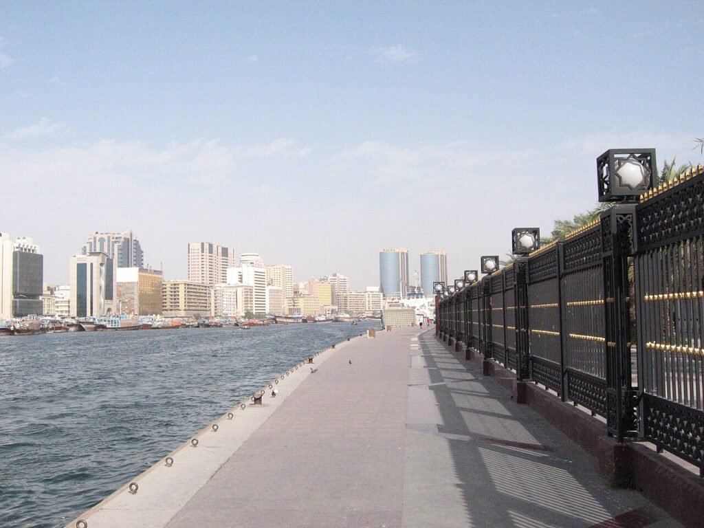 Dubai waterfront skyline, where content creators must now hold both a media licence and a UAE Advertiser Permit