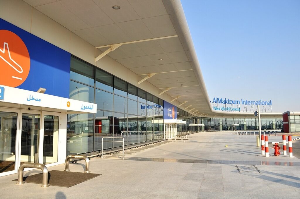 Aerial view of Dubai World Central and Al Maktoum International Airport, home of the Dubai South free zone