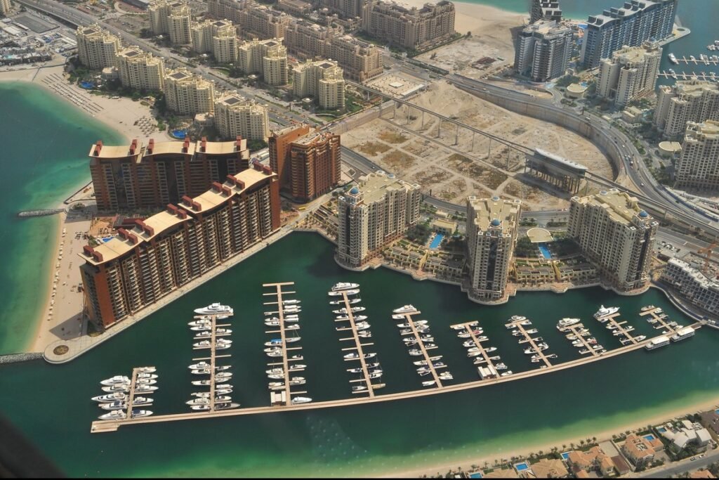 Residential villas in Jumeirah, Dubai, where expatriate families live on sponsored residence visas