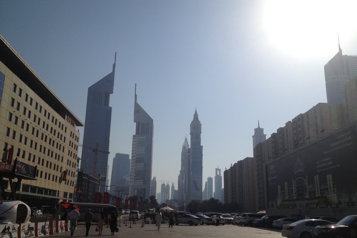 Dubai World Trade Centre, near the Department of Economy and Tourism trade name registry