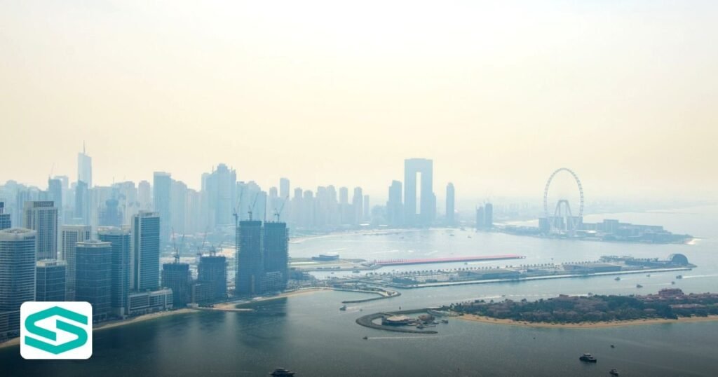 Home Based Business Licence UAE: Options Explained - a stunning aerial view of skyline