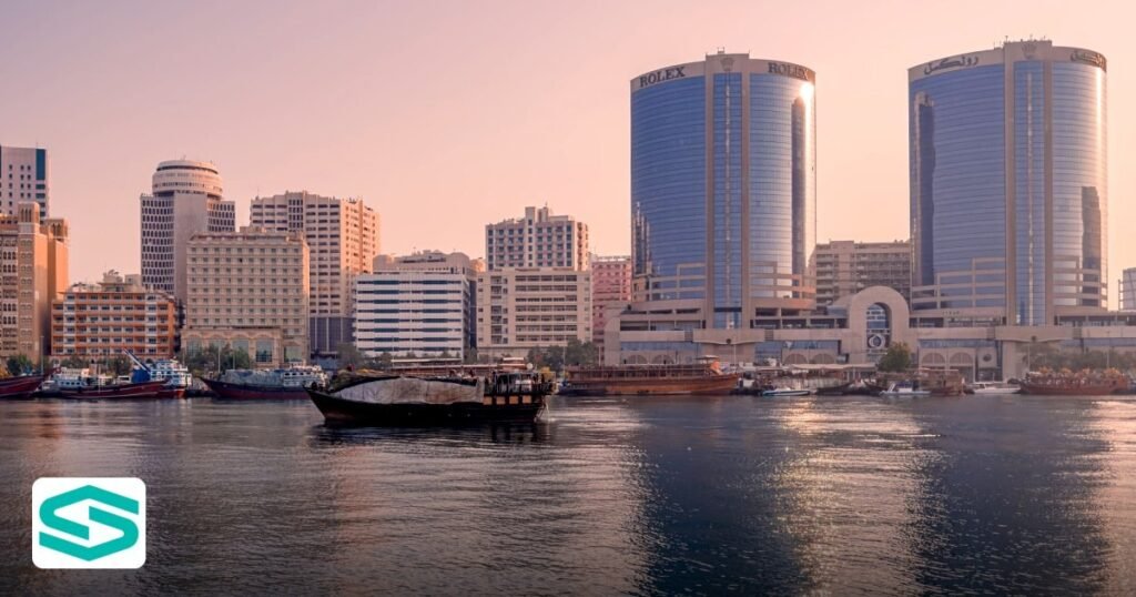 Do I Renew My Trade License UAE Step by Step – A Complete Guide - modern buildings and traditional boats on during a soft