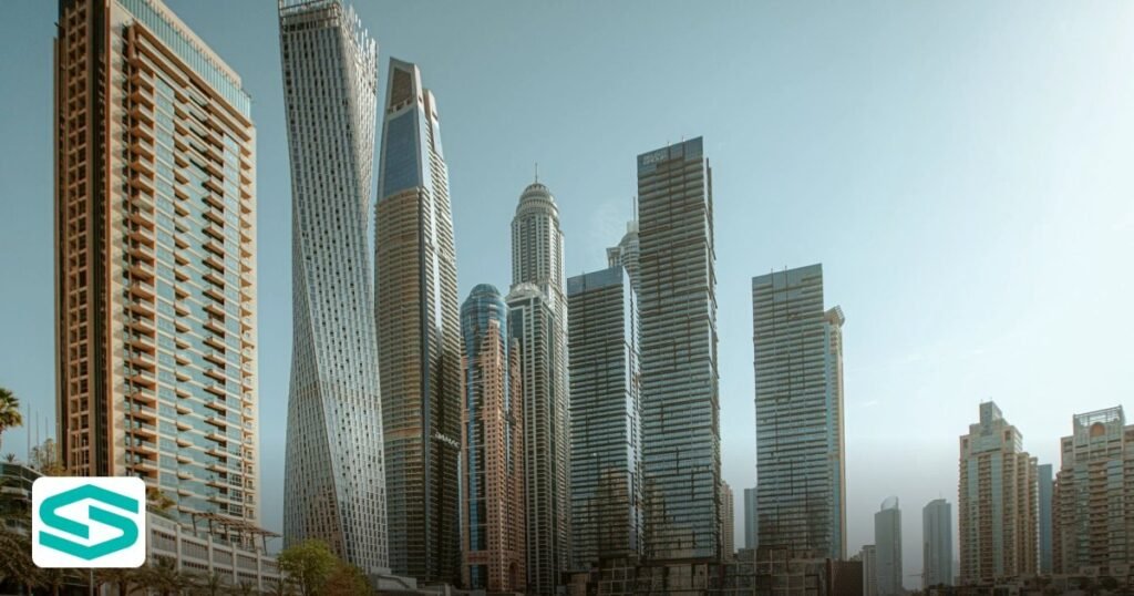 UAE Free Zone AI Healthcare License: Step‑by‑Step Guide - view of modern skyscrapers